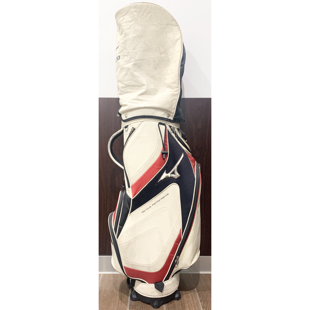 MIZUNO - ミズノ キャディバッグ ゴルフバック レザー調 カバン