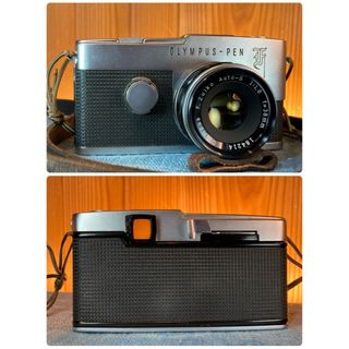 OLYMPUS - OLYMPUS ビンテージ PEN PEN S 純正小径 メタルフードの通販