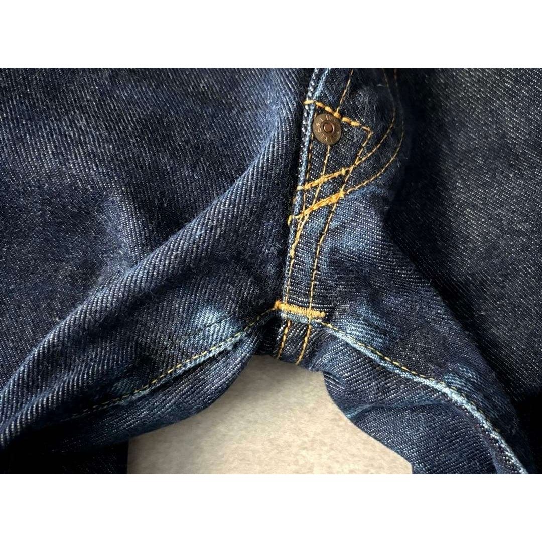 EVIS 初期 2101 手描きカモメ 濃紺 W28×35 セルビッジ 日本製