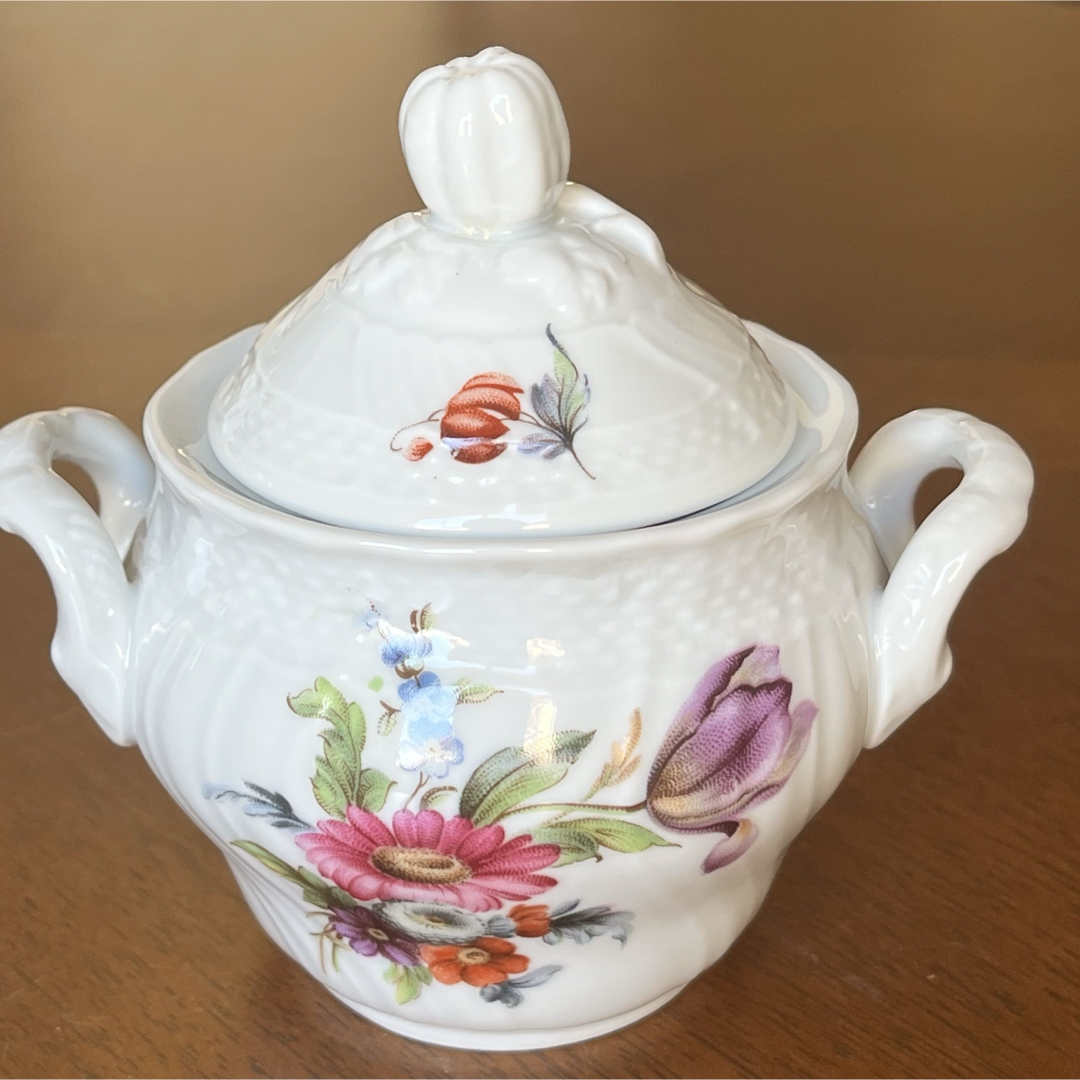 レア美品】リチャードジノリ☆サックスフラワー☆ティーポットセット