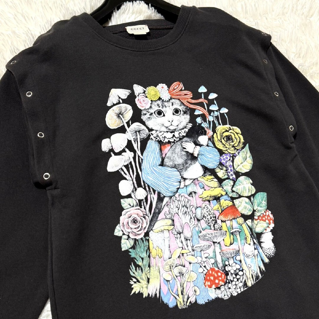 GUCCI グッチ ヒグチユウコ コラボ スウェット トレーナー キャット 猫