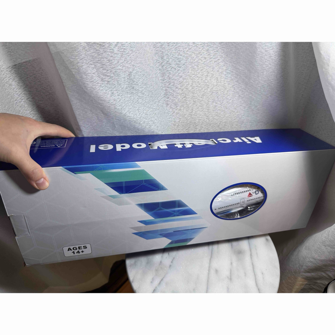 デルタ航空 B747 LED発光 1/160 DELTA モデル 46cm