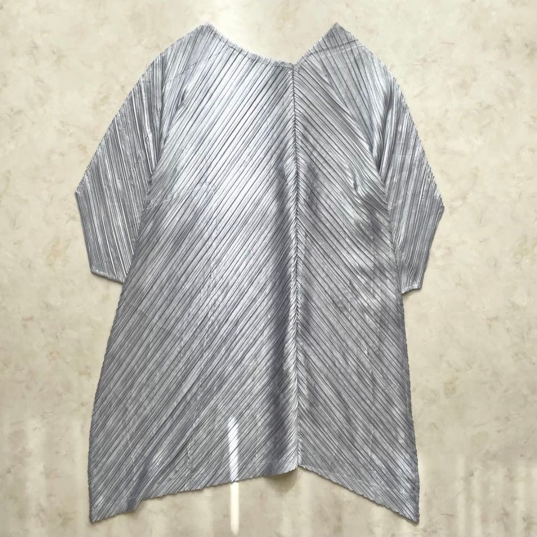 極美品】PLEATS PLEASE L 変形ワンピース アシンメトリー ロング