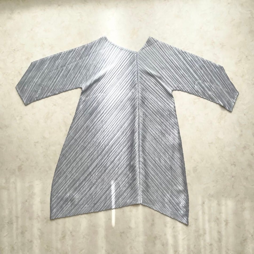 極美品】PLEATS PLEASE L 変形ワンピース アシンメトリー ロング