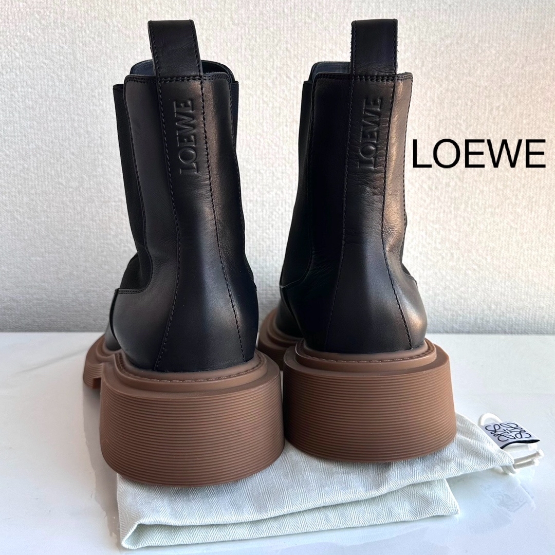 LOEWE - LOEWE ロエベ サイドゴアブーツ チェルシーアンクルブーツ