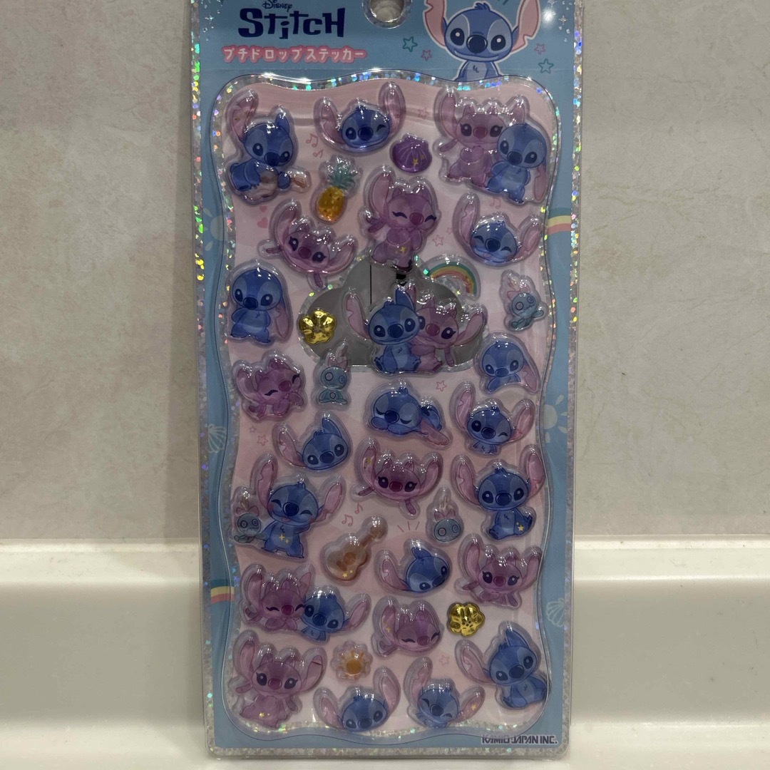 カミオジャパン - スティッチ ボンボンドロップシール プチドロップ