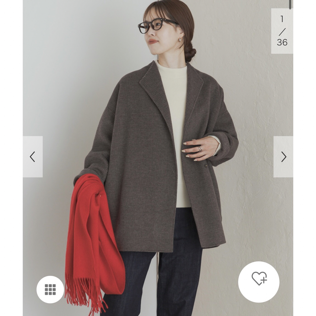 URBAN RESEARCH DOORS - 新品タグ付◉ BROWNCHECK DOORS ウールリバー