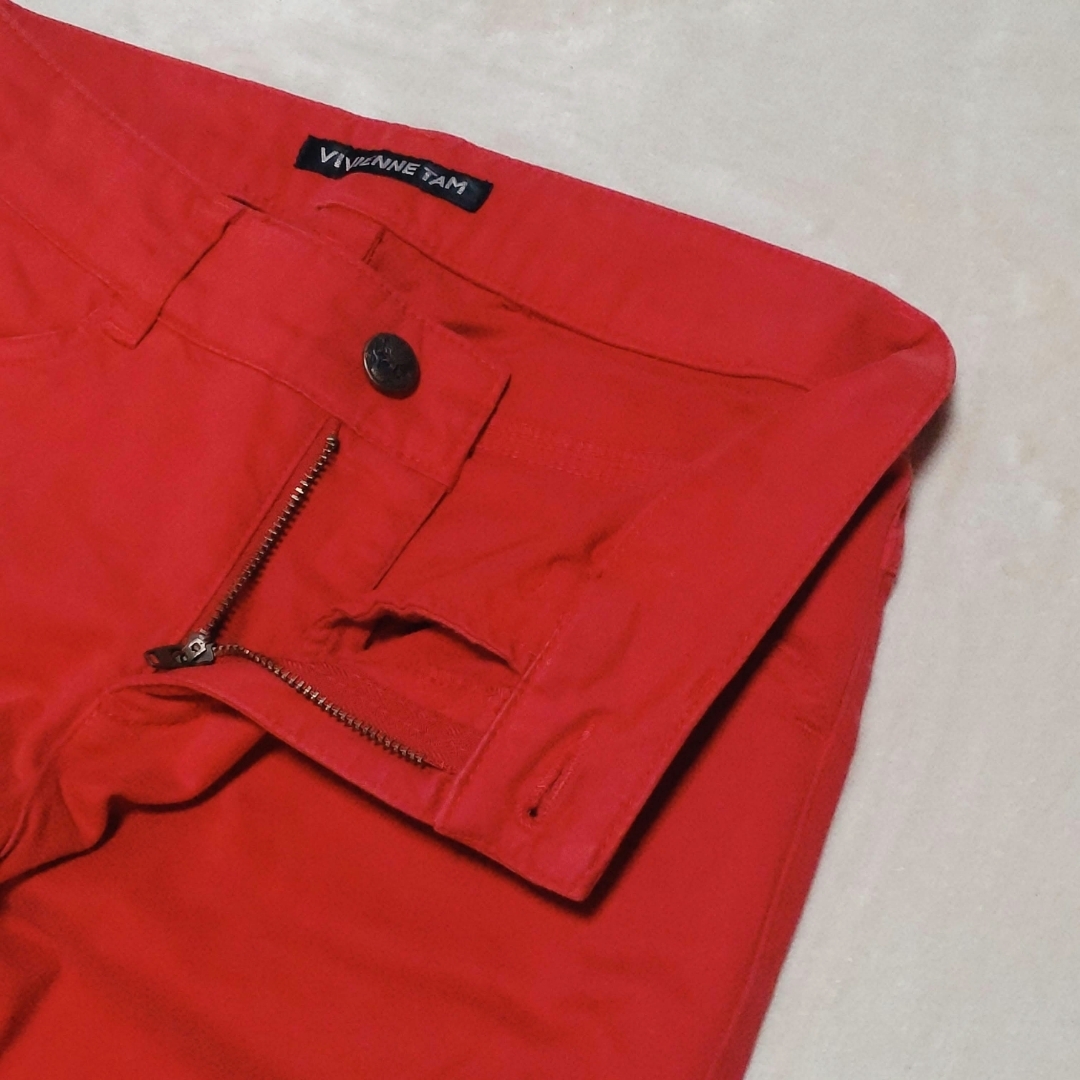 VIVIENNE TAM - ヴィヴィアンタム スキニーカラーパンツ 個性的