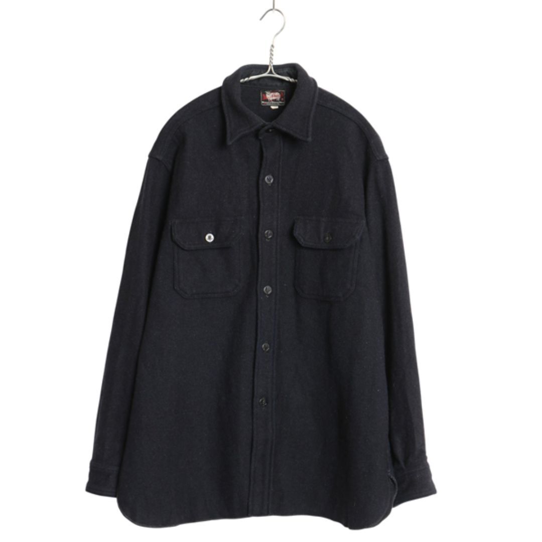 WOOLRICH - 50s USA製 ウールリッチ CPO ウール シャツ メンズ L