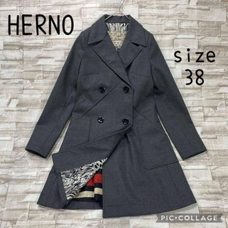 HERNO - HERNO ヘルノ カシミア ウール コート 42 の通販 by 𝕞𝕠𝕞𝕠