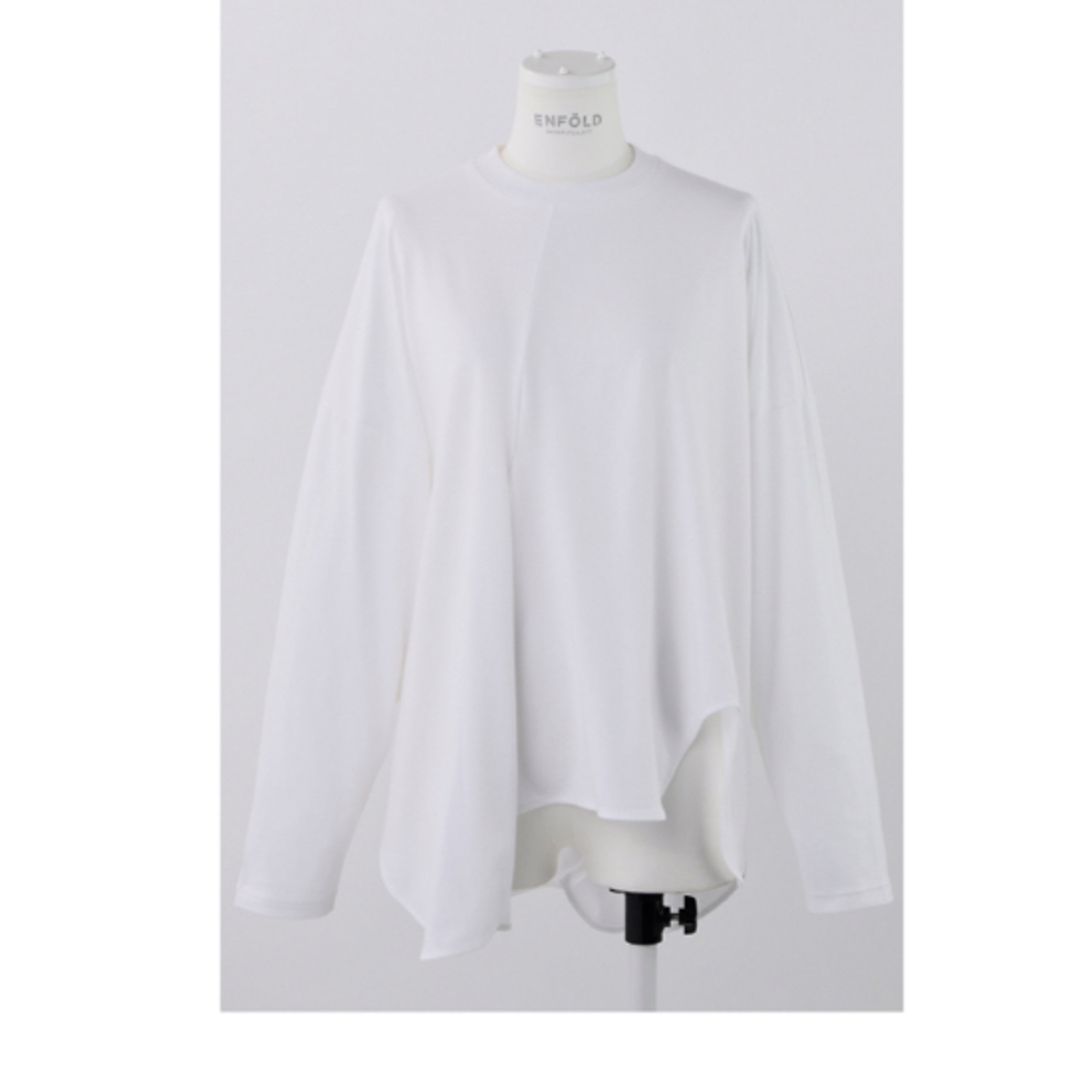 ENFOLD - ENFOLD 2025SS ASYMMETRY DRAPE T-SHIRTの通販 by mee