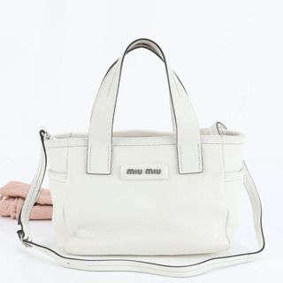 MIU MIU - 【美品】miumiu レザー2way ハンドバッグの通販 by ぴ