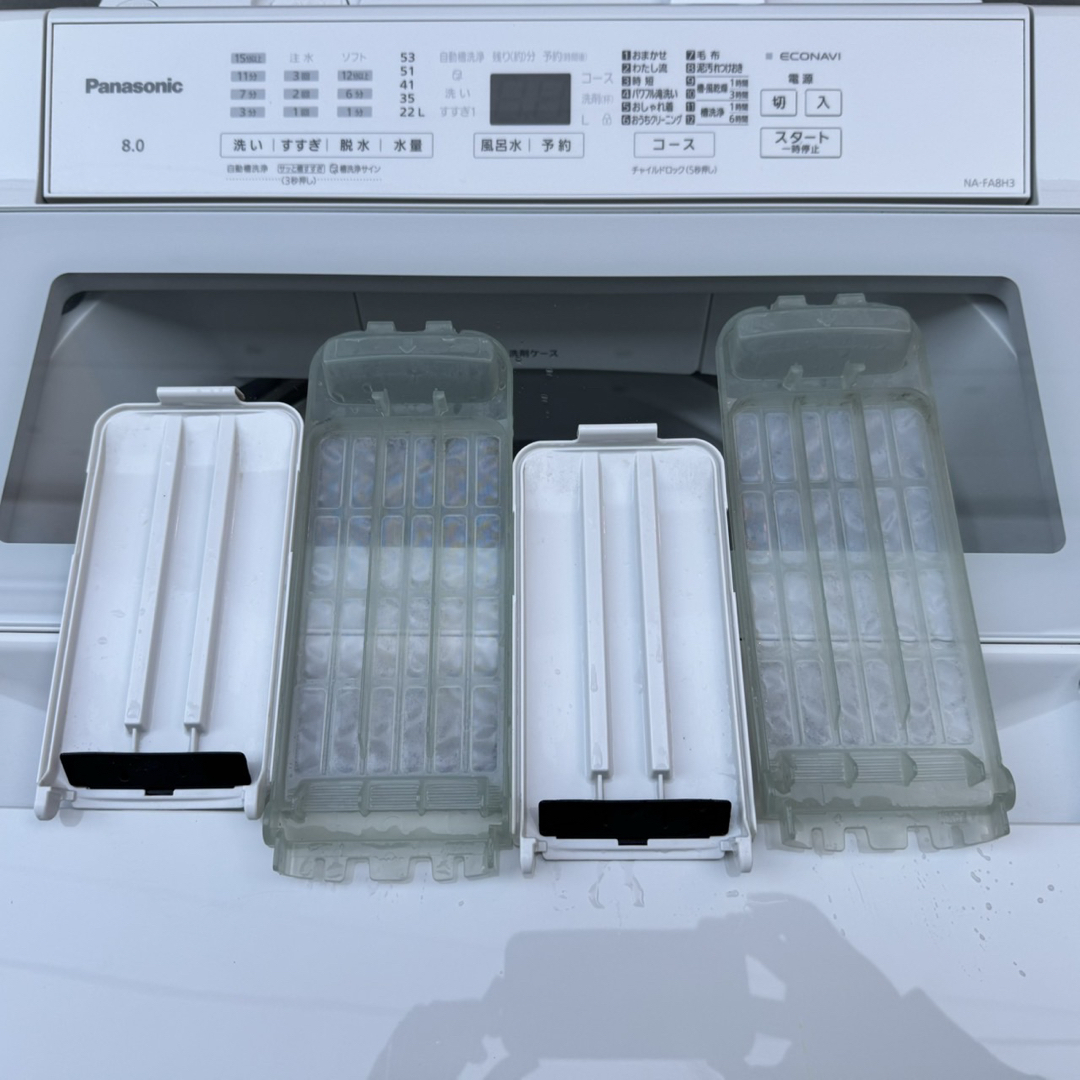 Panasonic - 38⭐️2024年製美品☆パナソニック 洗濯機 8KG