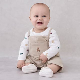 POLO RALPH LAUREN - ラルフローレン ベビー ボーダー ロンパース 75