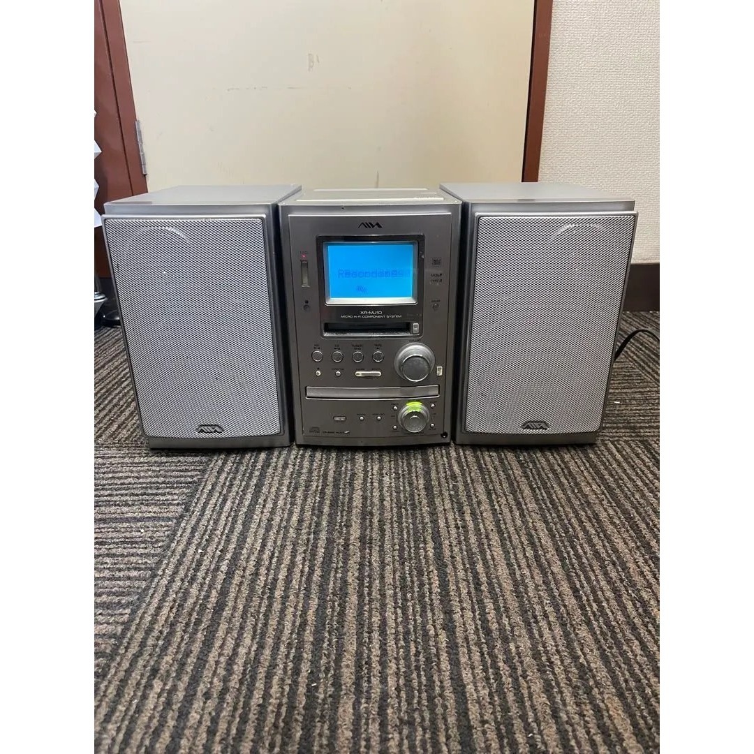 AIWA XR-MJ10 コンポ スピーカー付ジャンクCD再生OK/MD取出不可の通販
