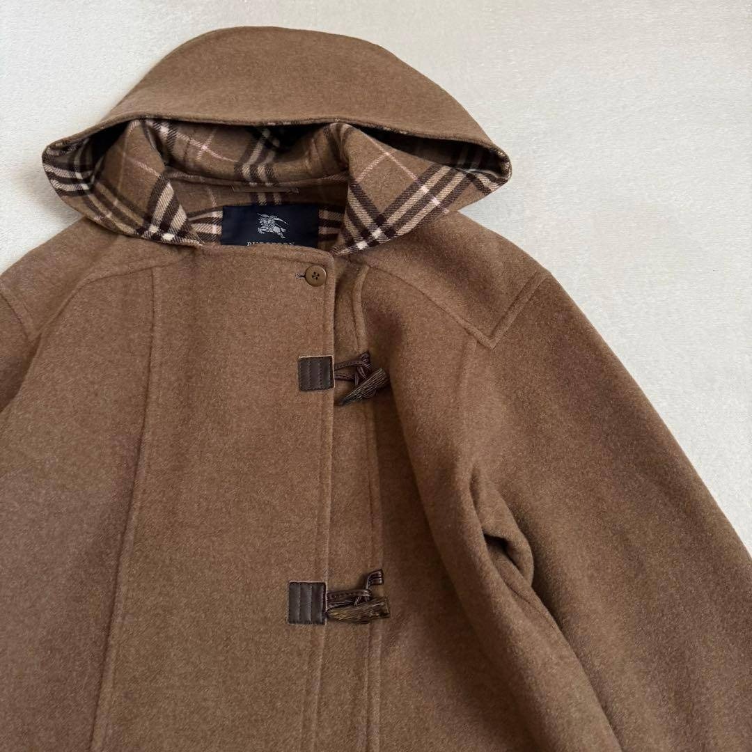 BURBERRY - 【極美品】バーバリーロンドン ピーコート カシミア混 モカ