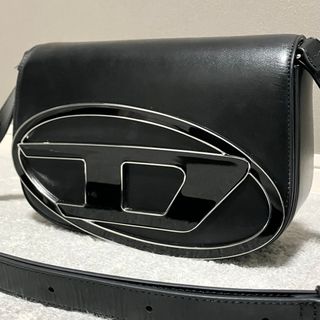 DIESEL - DIESEL ディーゼル ショルダーバッグ ハートロゴ ブラック 美