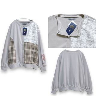 sacai - sacai サカイ 切替 バックプリーツブラウス ドッキングニット