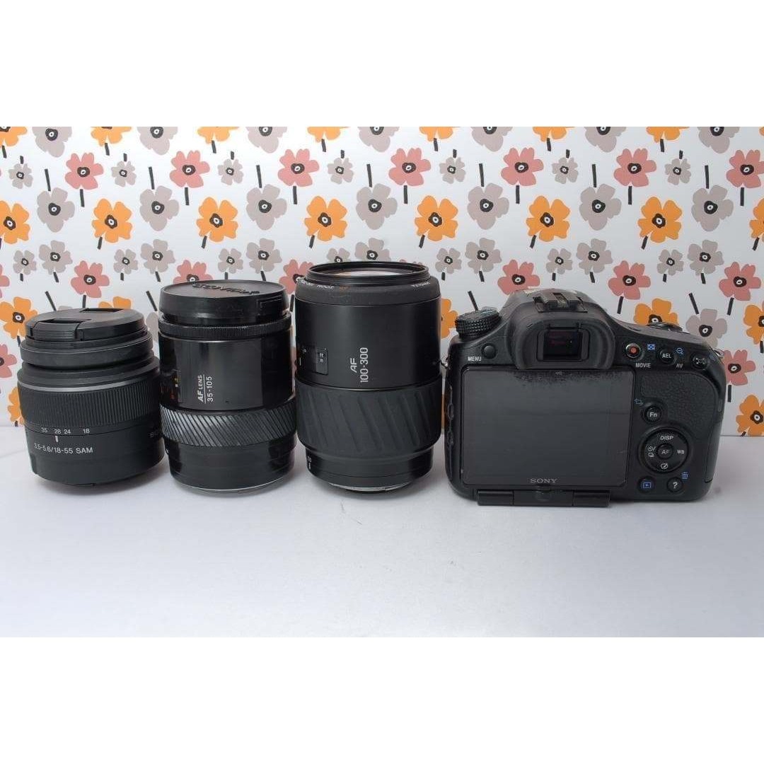 SONY - ❤SONY α65❤トリプルレンズ❤超望遠❤超高画質❤1秒10コマの