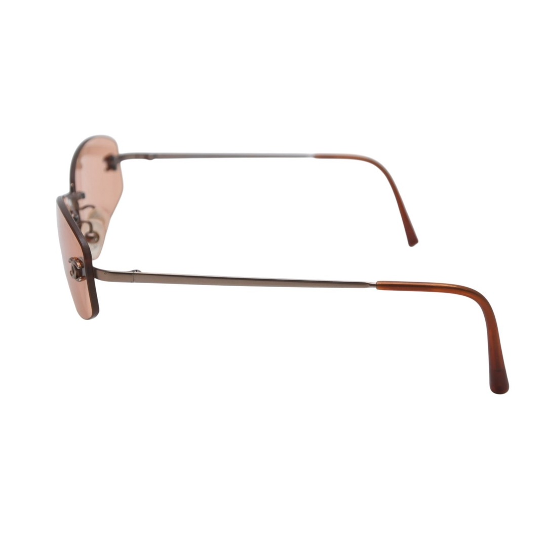 CHANEL - CHANEL シャネル リムレス サングラス アイウェア 4002 c.116