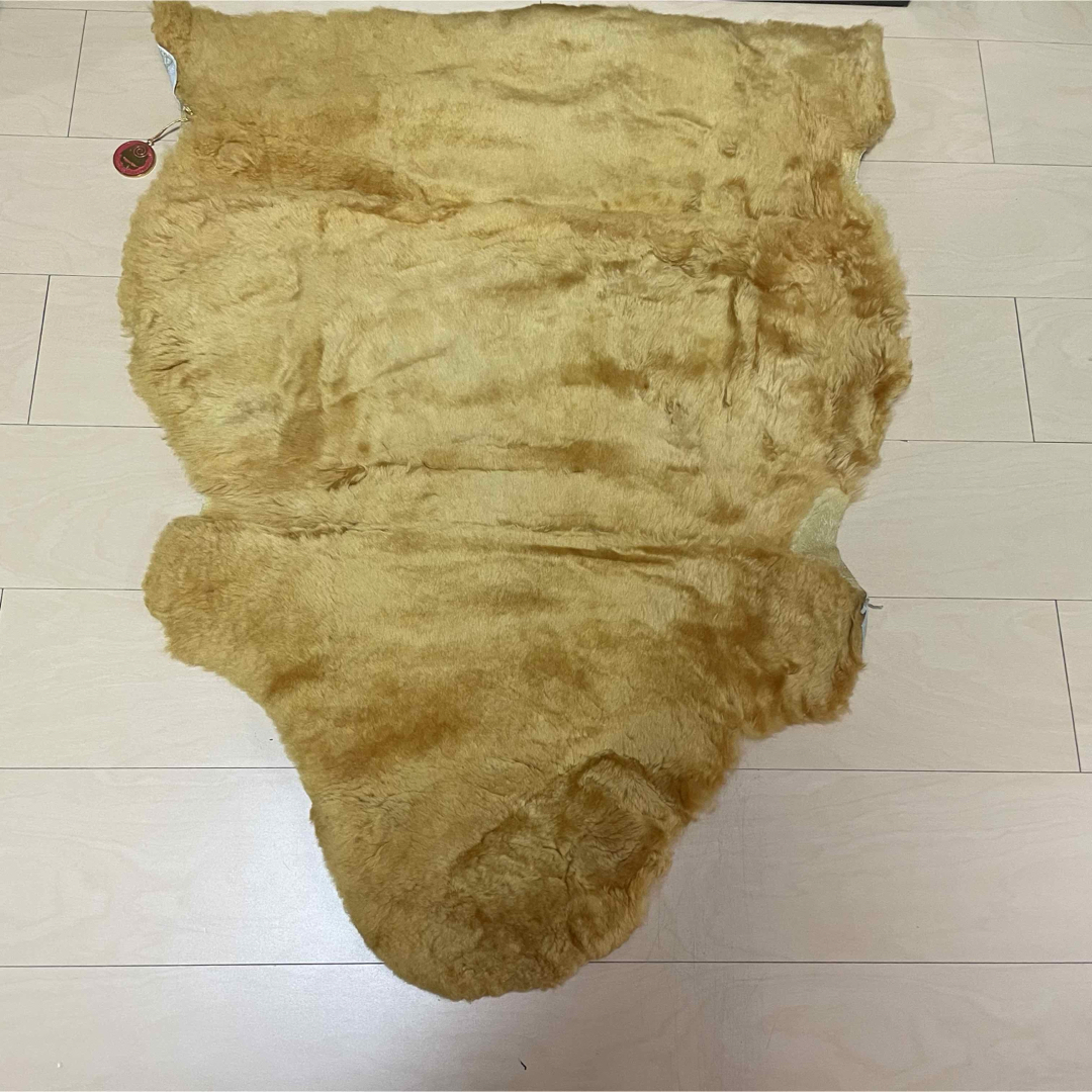 ムートン ラグ 日本ムートン 4枚セット 冬キャンプ