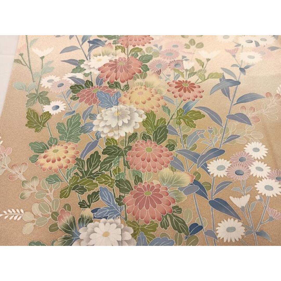 平和屋着物○訪問着 友禅 作家物 枝花文 暈し染め 正絹