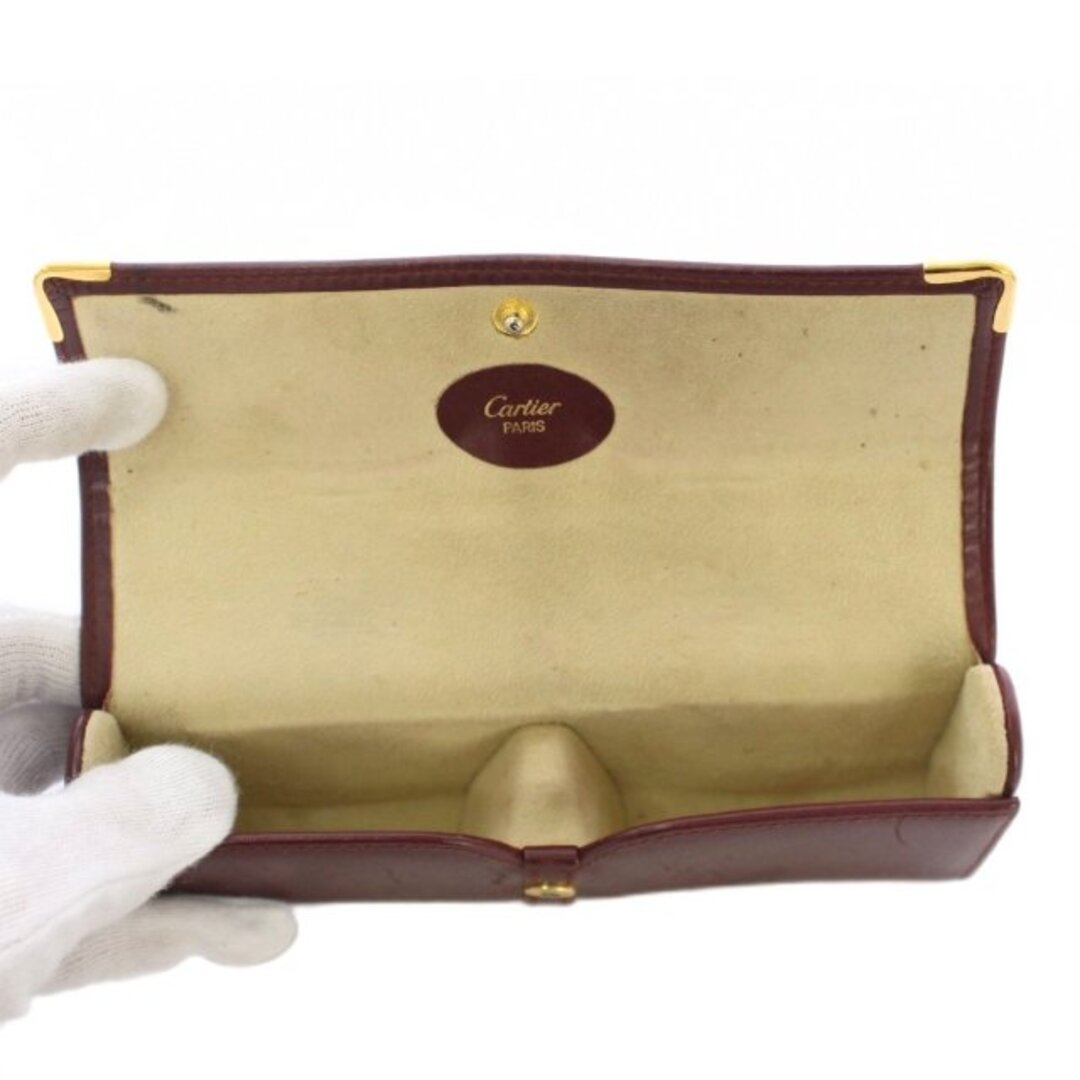 Cartier - カルティエ 眼鏡ケース メガネケース 二つ折り ワンカラー
