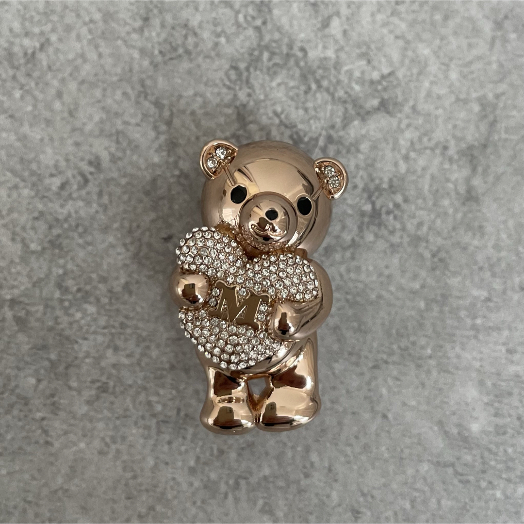 Max Mara - 【新品未使用】Max Mara シャイニー テディベア ブローチの