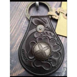 RRL - RRL（ダブルアールエル）ツールドレザー キーフォブ