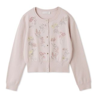 CELFORD - CELFORD フラワー刺繍カーディガン ピンクの通販 by