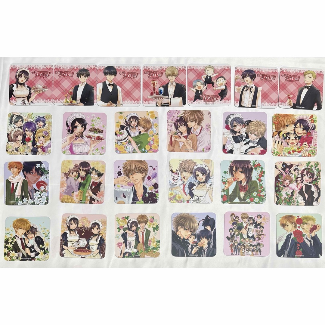 会長はメイド様！ カフェ 特典 コースター 前半 後半 コンプセットの