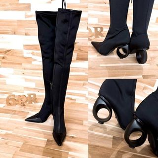 Yellow boots - yello NIGHT'S WATCH SHORT BOOTS ファーブーツの通販