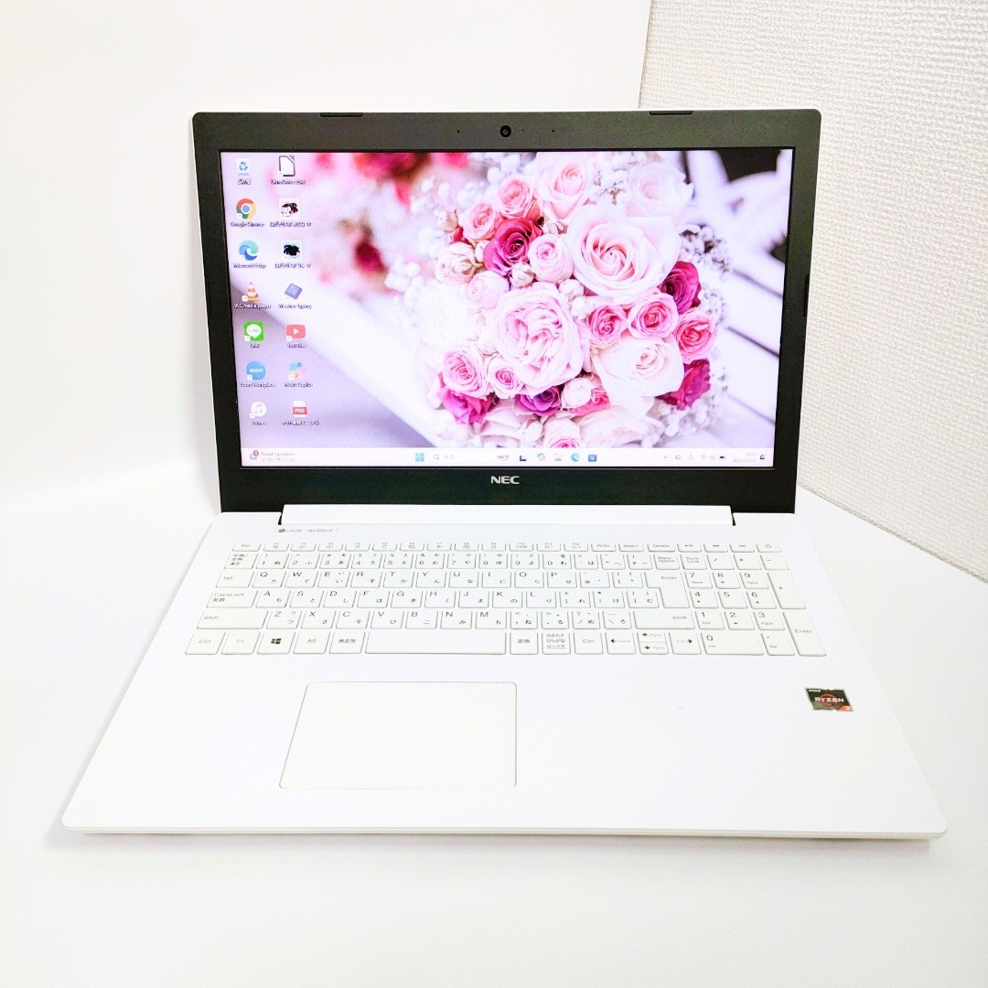 Ryzen3✨️Windows11/SSD/NEC/オフィス付き白ノートパソコン
