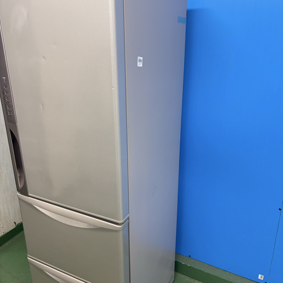 318 関東配送 大型冷蔵庫 右開き 300L〜400L 自動製氷機付 極美品 718