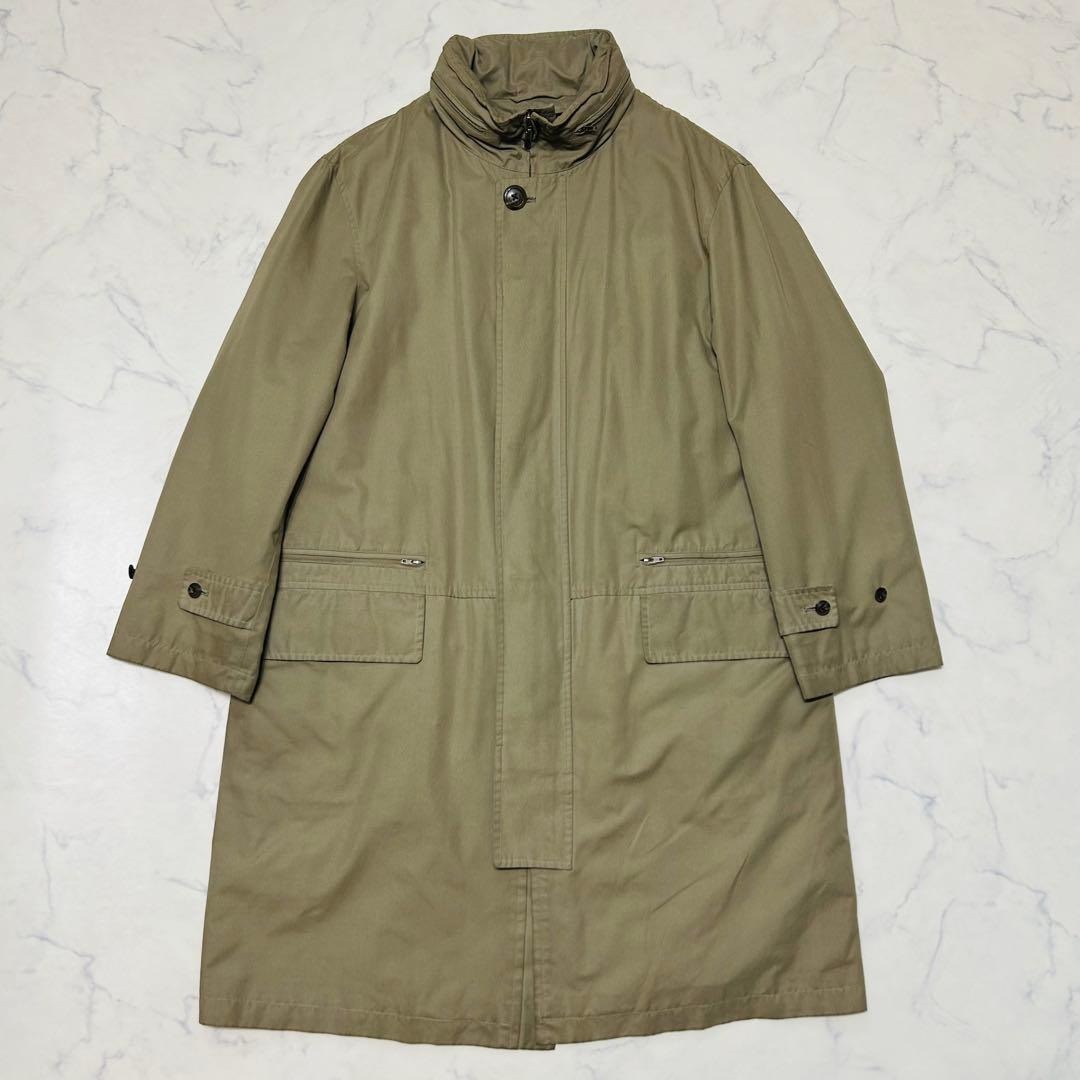 バーバリー Burberry 中綿ライナー付き モッズコート ノバチェック M