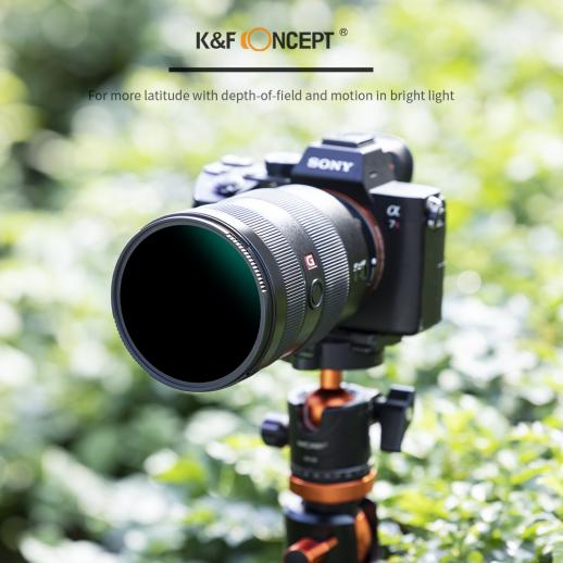 82mm ND64 (6 Stop) レンズフィルター固定式中立濃度フィルター - K&F