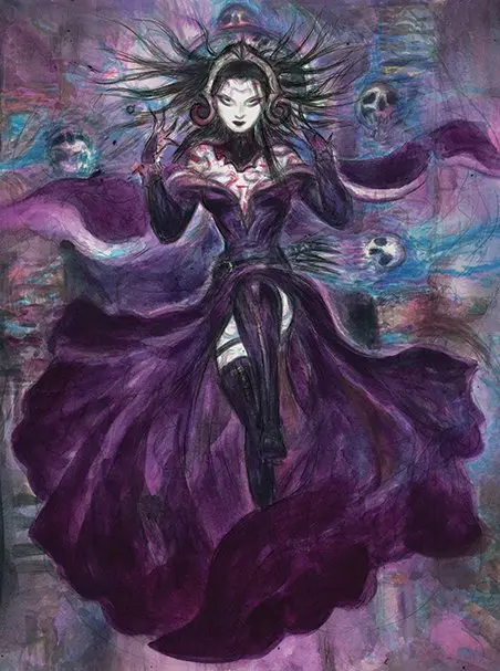 天野喜孝さんの描き下ろし「戦慄衆の将軍、リリアナ」／画像はすべて