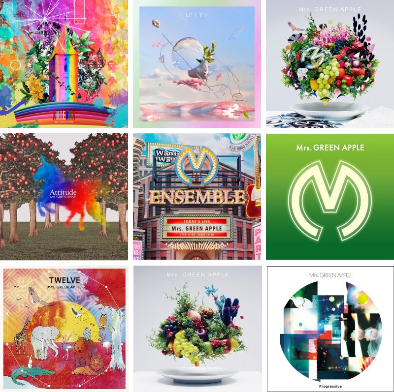 Mrs. GREEN APPLE の作品を揃えよう！|ジャパニーズポップス