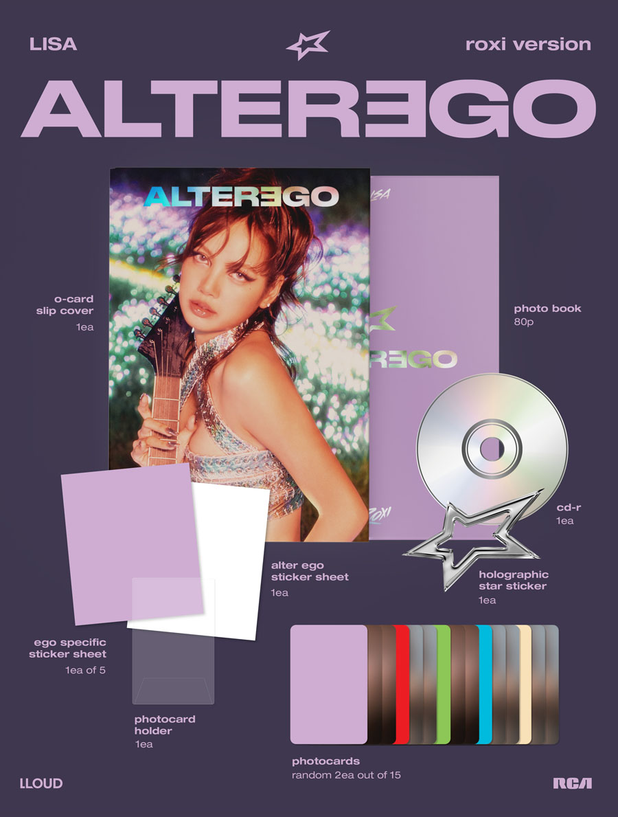 LISA(BLACKPINK) ソロ・デビュー・アルバム『Alter Ego』輸入盤 2025年