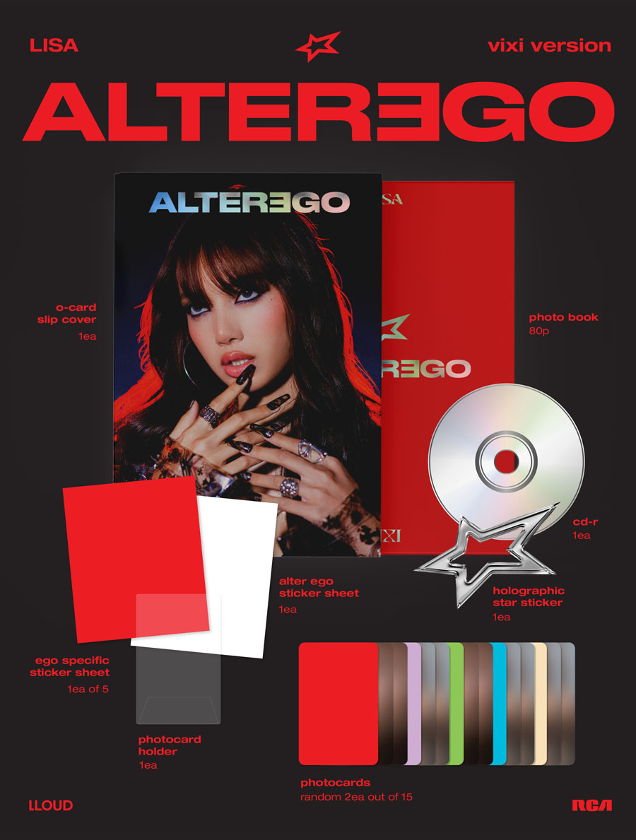 LISA(BLACKPINK) ソロ・デビュー・アルバム『Alter Ego』輸入盤 2025年