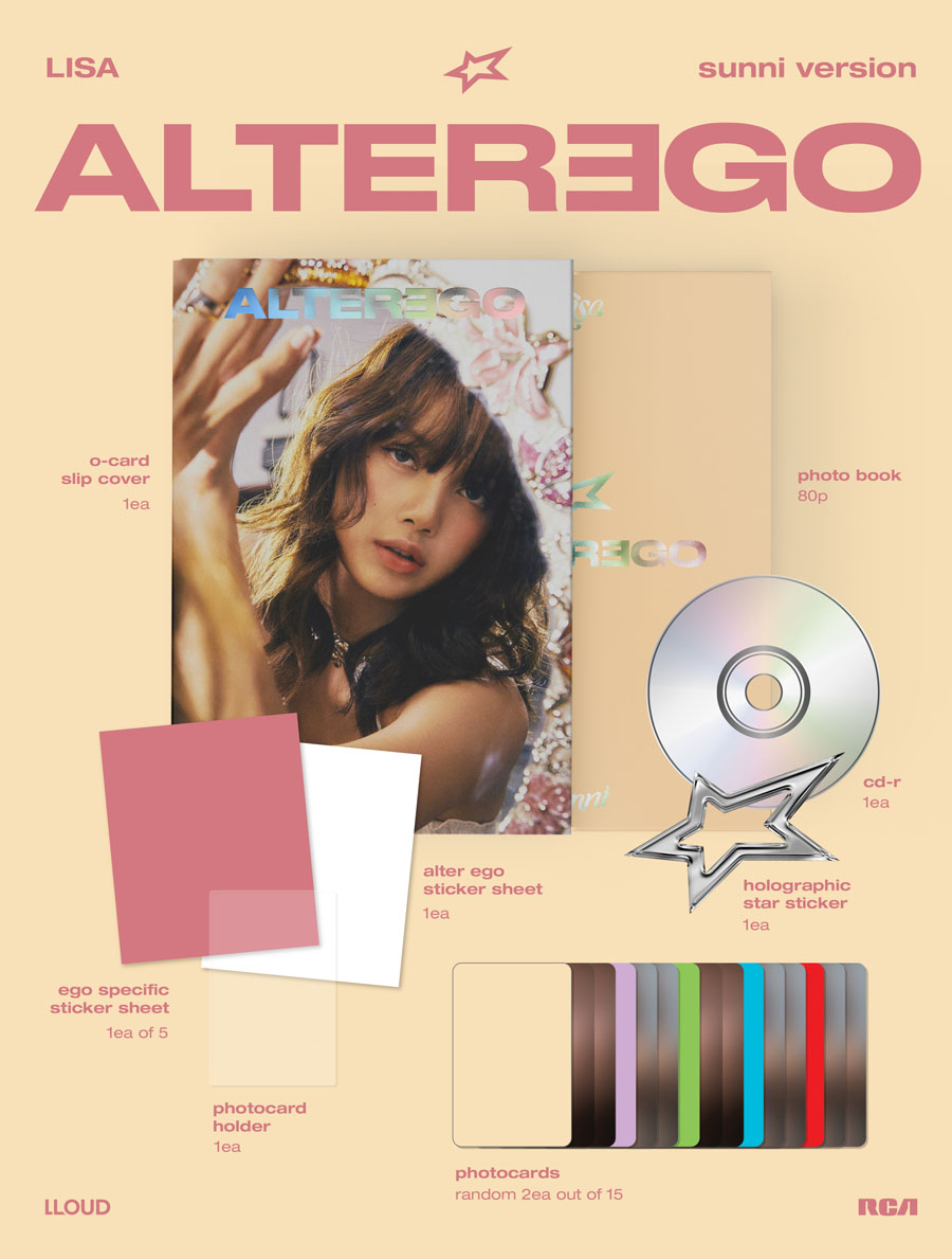 LISA(BLACKPINK) ソロ・デビュー・アルバム『Alter Ego』輸入盤 2025年