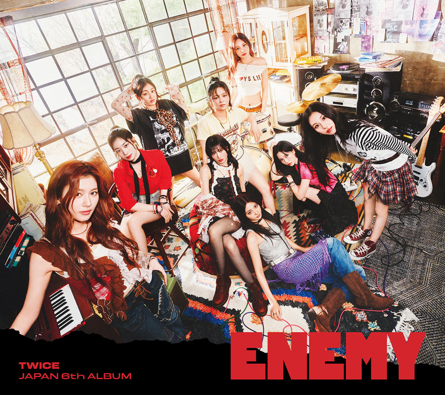 TWICE 日本6thアルバム『ENEMY』2025年8月27日リリース《HMV限定特典