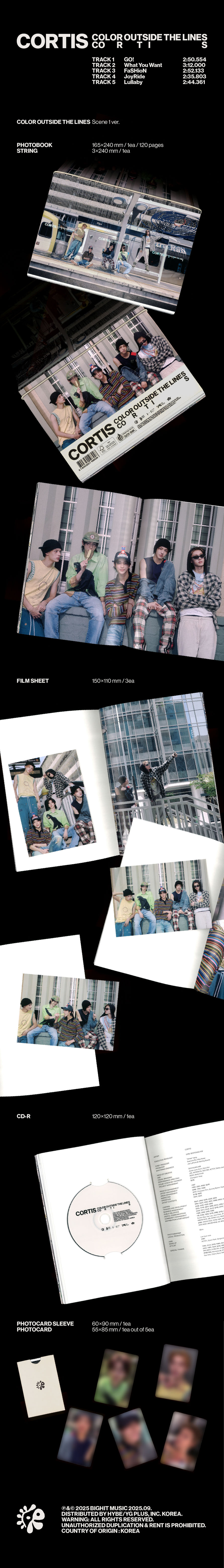 CORTIS The 1st EP [COLOR OUTSIDE THE LINES] 発売決定！《＠Loppi