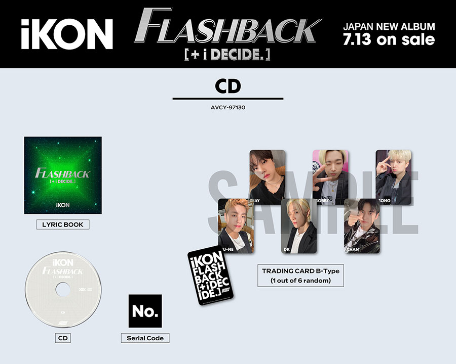 iKON JAPAN NEW ALBUM『FLASHBACK [+ i DECIDE]』7月13日リリース|K