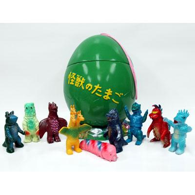 Hmv限定版m1号製ブルマァク復刻-東宝怪獣ミニソフビセット入り怪獣