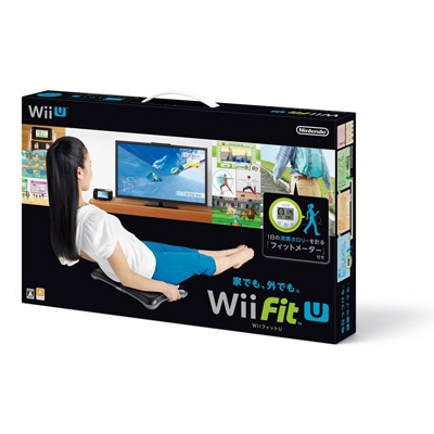 Wii Fit U バランスWiiボード＋フィットメーター（クロ） セット
