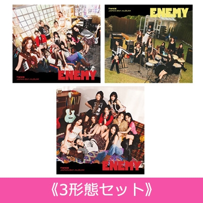 3形態セット》 ENEMY 【初回限定盤A+初回限定盤B+通常盤】 : TWICE