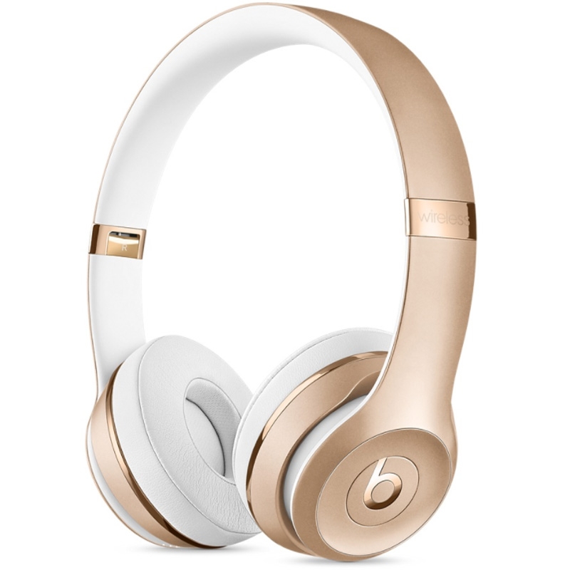 Beats Solo3 Wirelessオンイヤーヘッドフォン ゴールド Apple