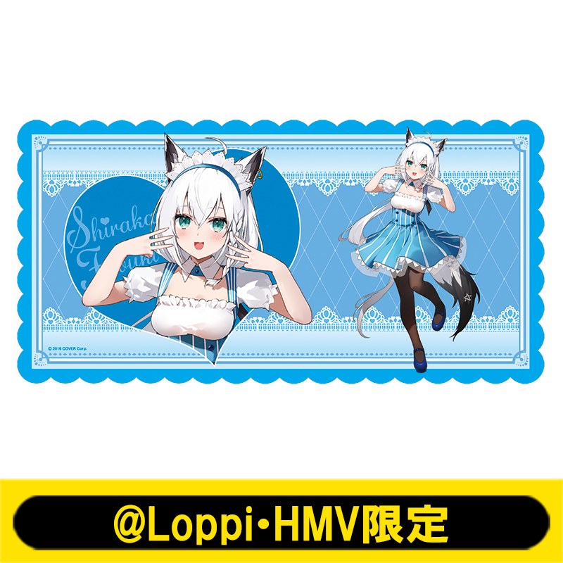 デスクマット(白上フブキ / ローソンメイド服)【@Loppi・HMV限定