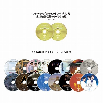 THE ALFEE 40th Anniversary スペシャルボックス (2DVD+16CD) : THE